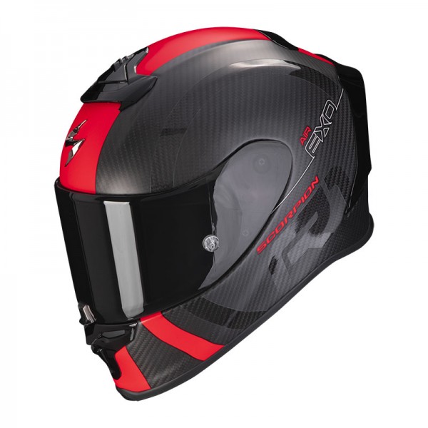 Scorpion Exo R1 Evo Carbon Air Mg Black Red Helmet